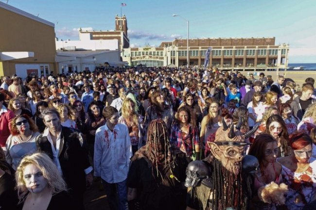 Zombie Walk в Нью-Джерси