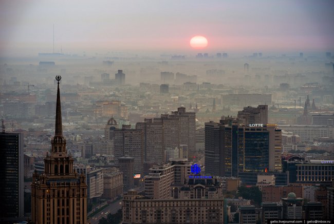 Москва с высоты 2014