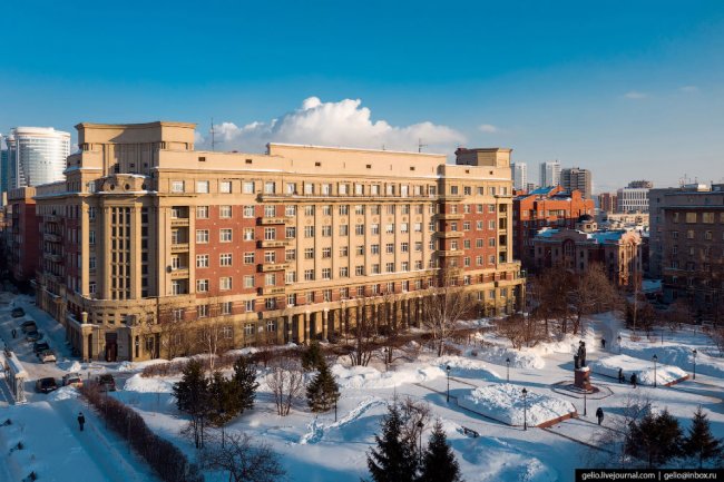 Зимний Новосибирск — заснеженный мегаполис в Сибири