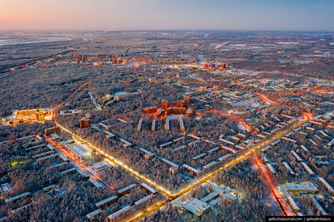 Зимний Новосибирск — заснеженный мегаполис в Сибири